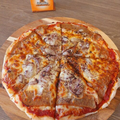 pizza beef kebab