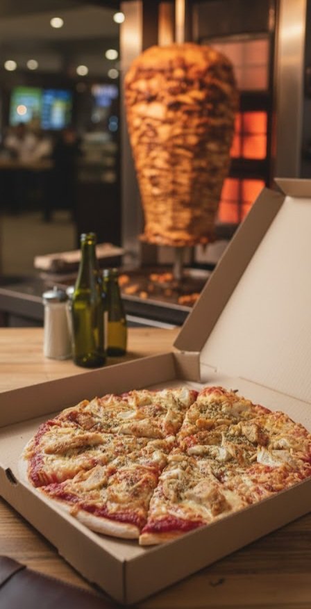 pizza kip shawarma