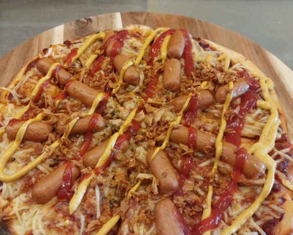 Pizza hotdogs